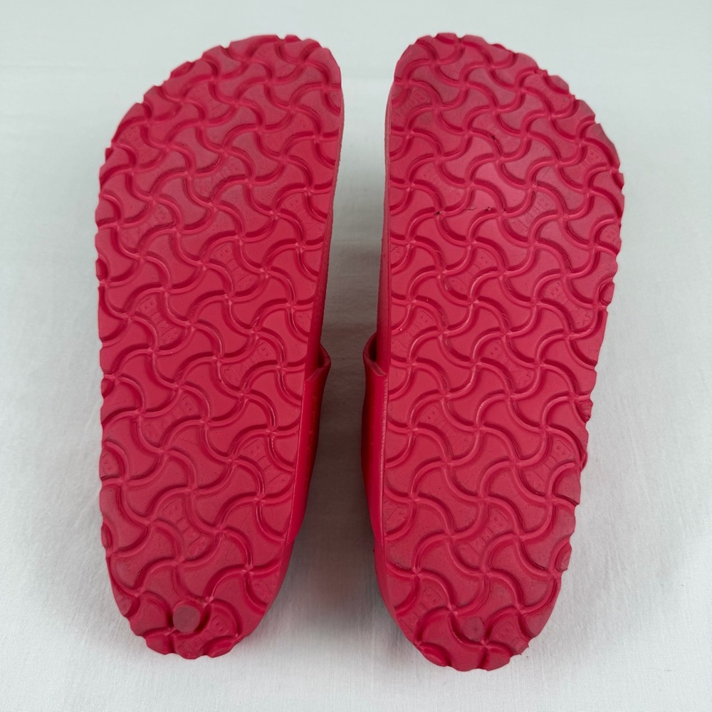 Birkenstock Womens 39  Coral Pink Gizeh‎ Eva Thong Sandals Slip On - Picture 14 of 16